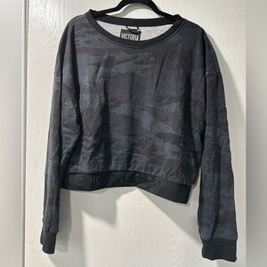 Victoria's Secret Black Camo Sweatshirt
